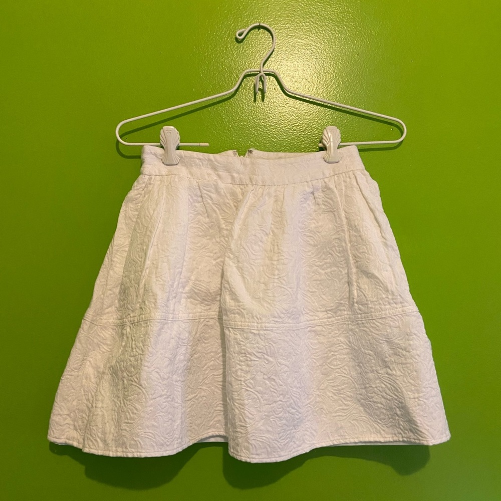 Express pure white skirt